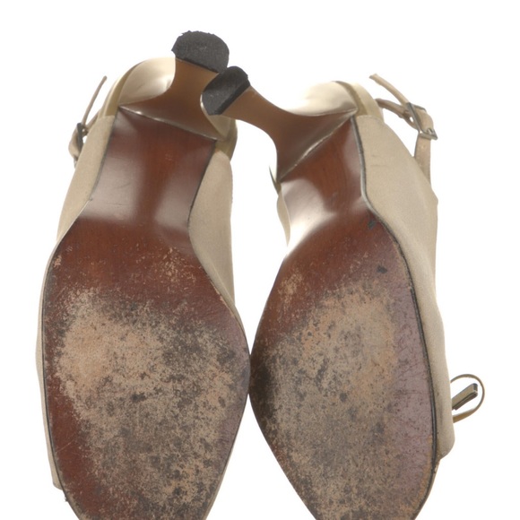 Stuart Weitzman bow accents slingback sandals - Picture 5 of 5